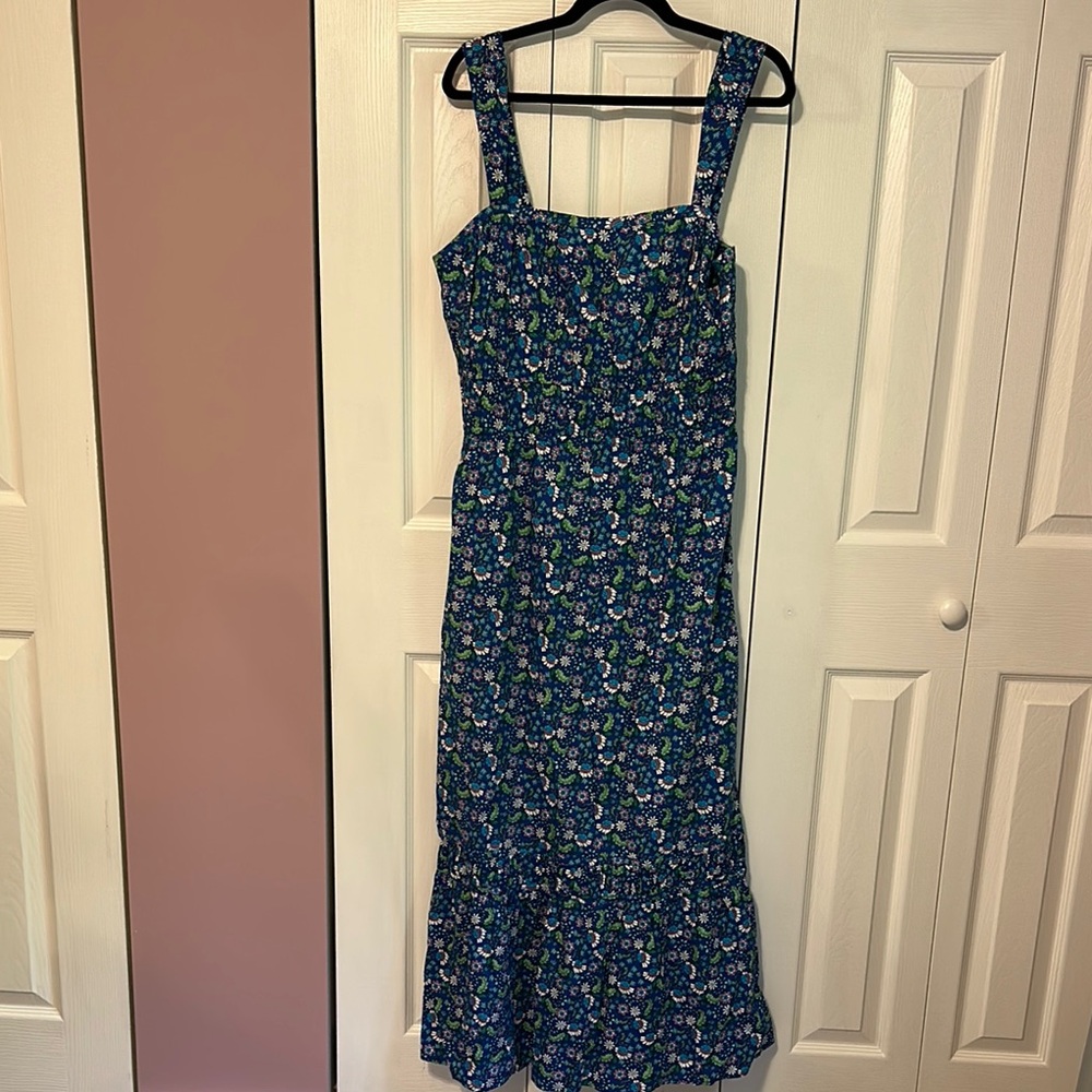 LOFT Floral Sleeveless Dress